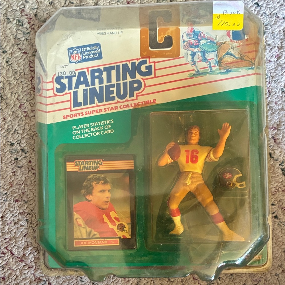 1989 Starting Lineup Joe Montana Figure